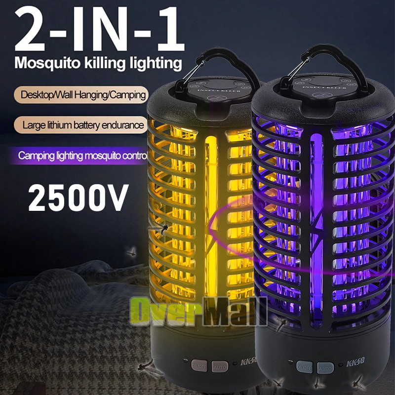 Electric Mosquito Insect Killer Zapper LED Light Fly Bug Trap Pest Control Lamp