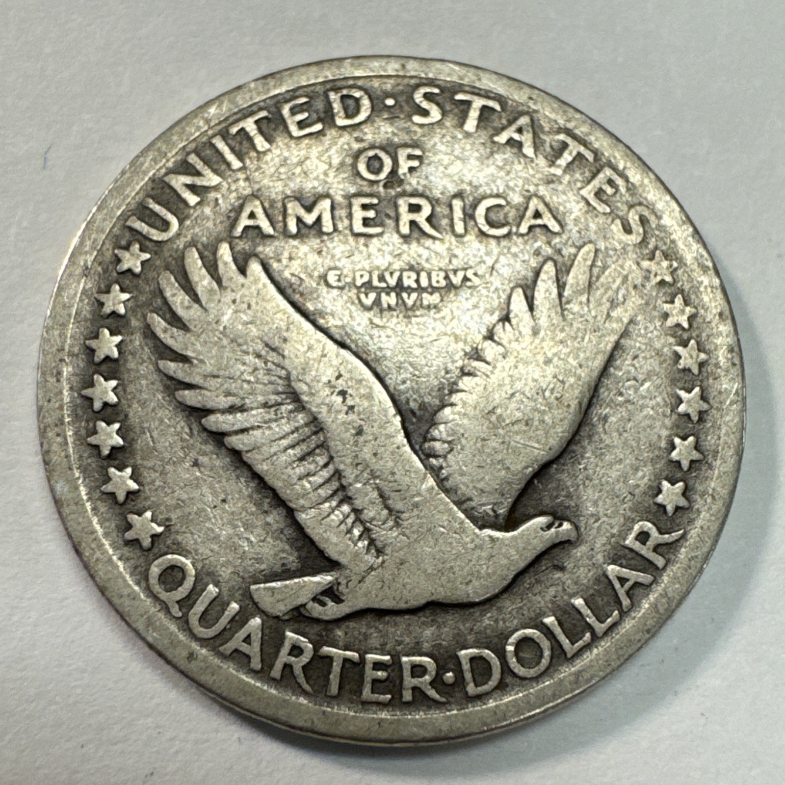 1917 Type 1 Standing Liberty Quarter VG