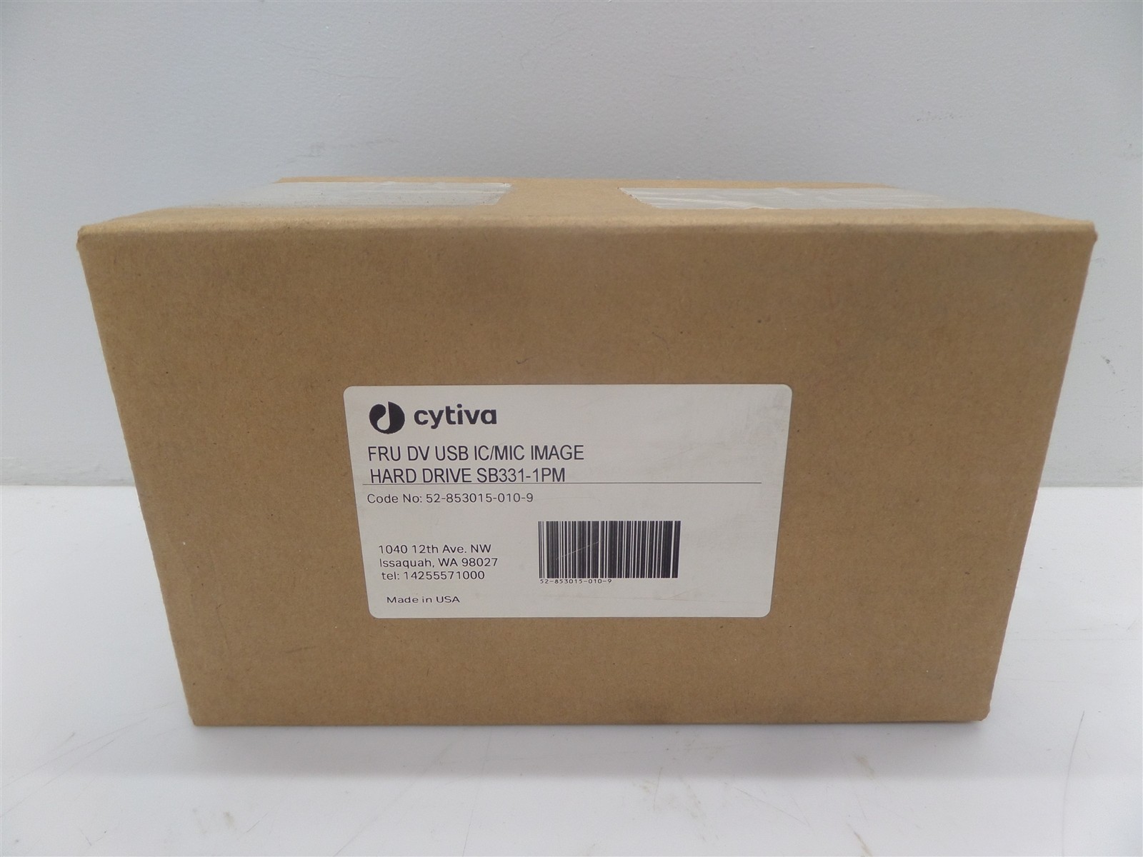 Cytiva FRU DV USB IC/MIC Image Hard Drive SB331-1PM 52-853015-010-9 PRO 6G