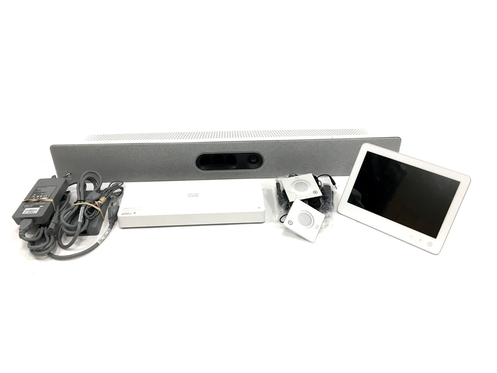 Cisco Webex Codec Plus TTC7-25, TTC8-10 Camera, TTC5-09 Panel & TTC5-06 Mic x2