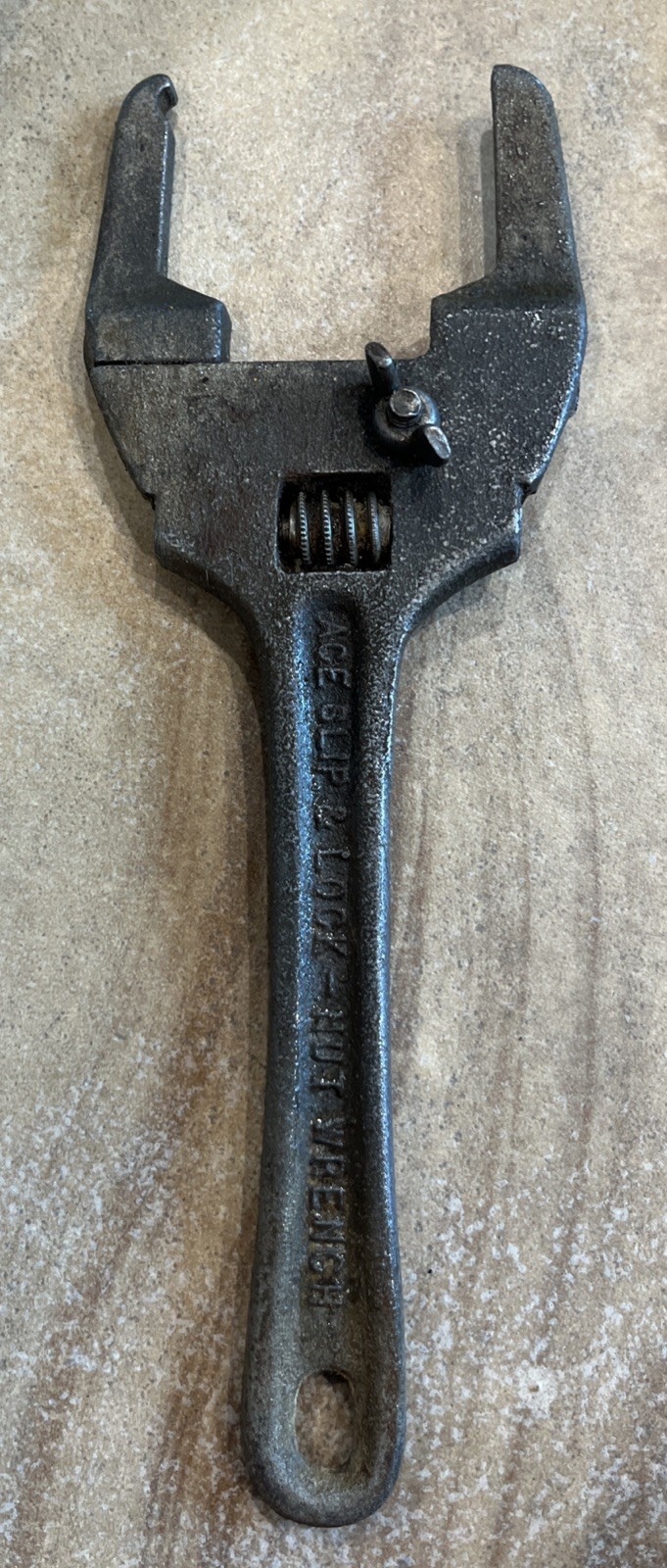 vintage ace slip and lock nut wrench covers company Bedford