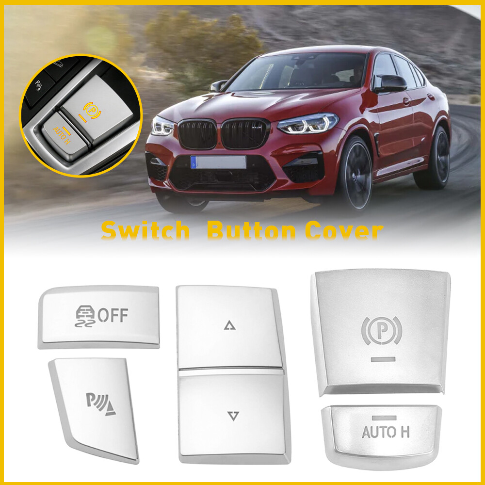 Handbrake Gear Shift Panel Switch Button Cover For BMW 5 Series F10 2010-2017