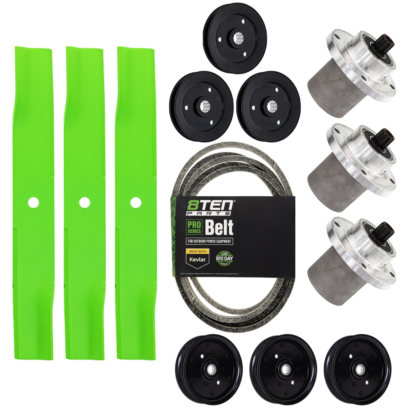 8TEN Deck Rebuild Kit for Hustler Z4 54-Inch 797696 783506 786889 602077 781856