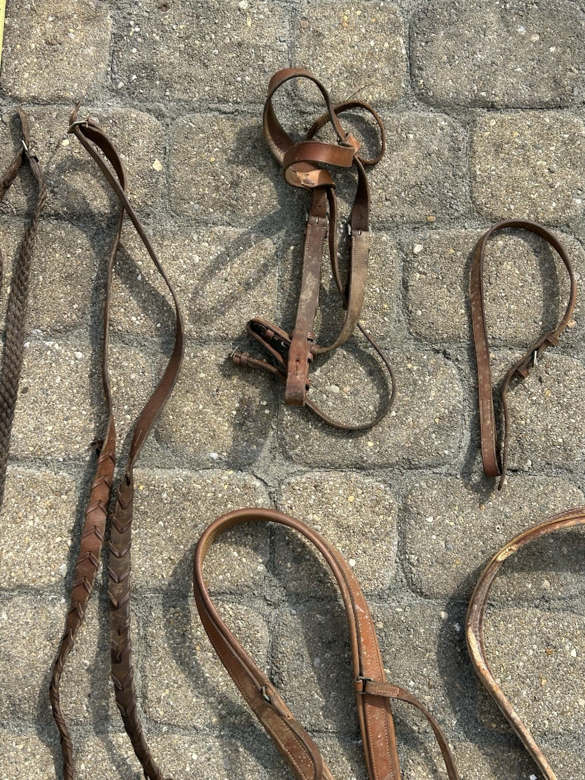 Assorted Various Horse Saddlery Straps And Bit