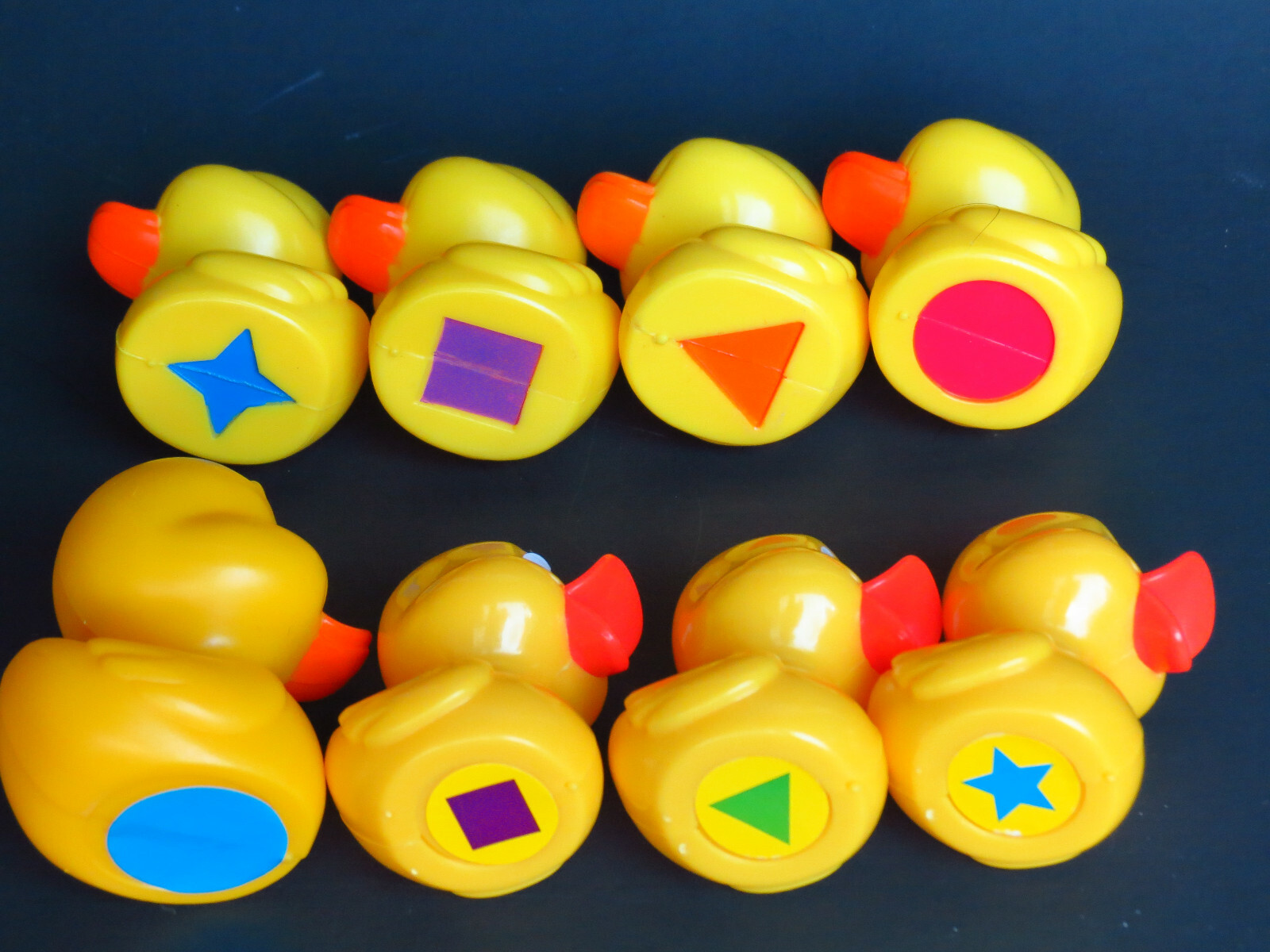 Lucky Ducks Replacement Duck w/ Shapes, Sold Individually, Milton Bradley Game