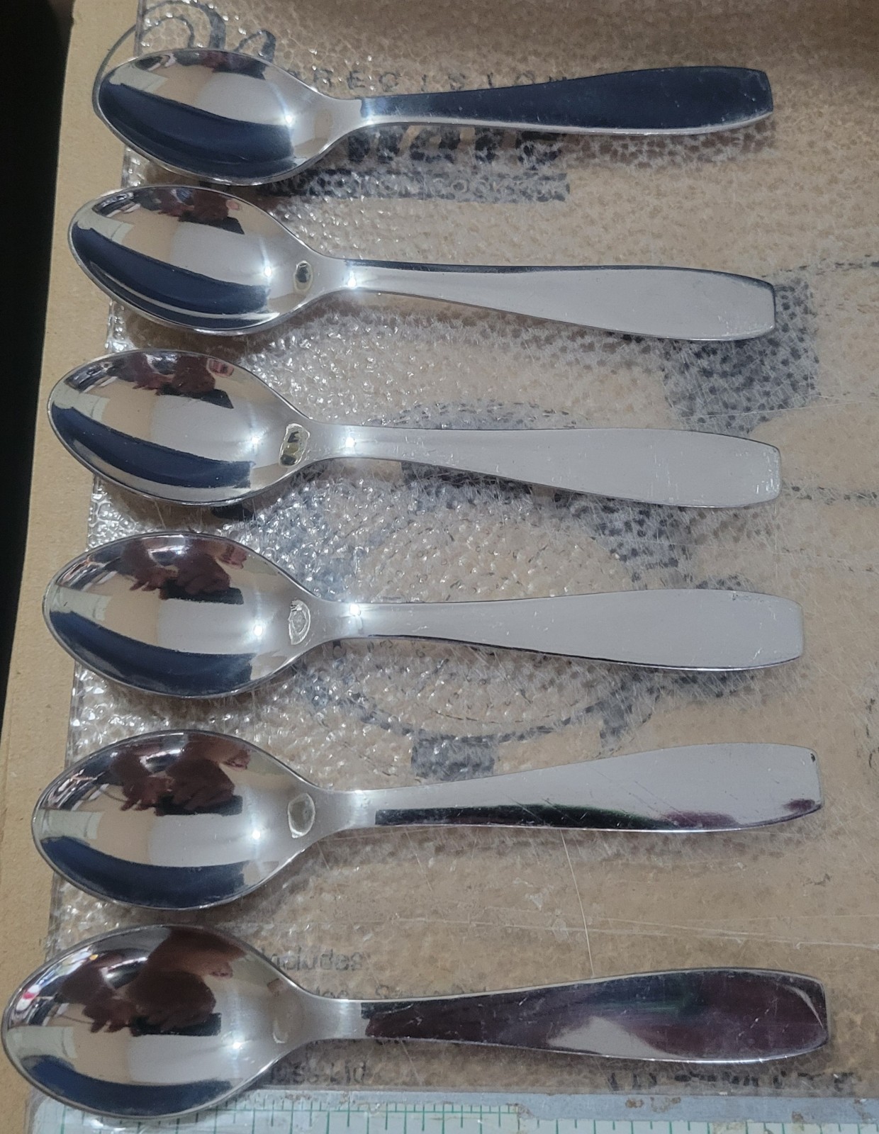 Kalevalan Koru ?? KK Stainless Steel 5-7/8" Teaspoons Set Of 12 New!! Velvet Pat