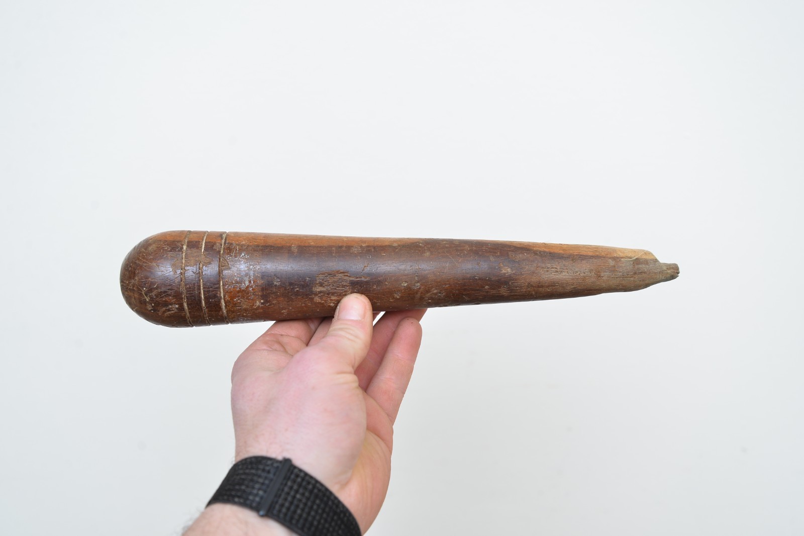 vintage old wooden fishermans Sailors Fid Rope Riggers Tool - FREE POSTAGE