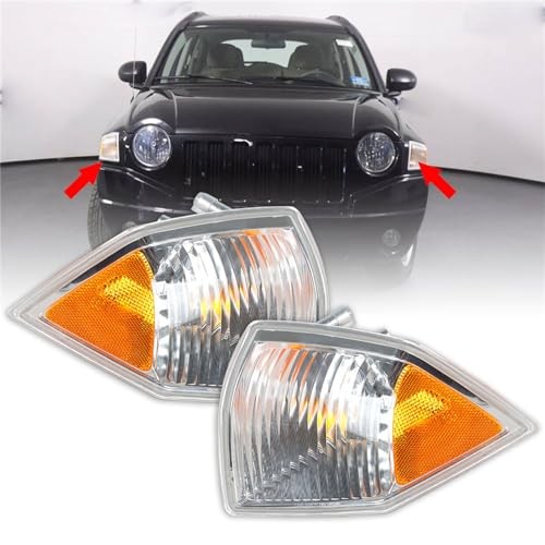 Park Signal Corner Marker Lights Replacement for Compass 2007-2010 Driver