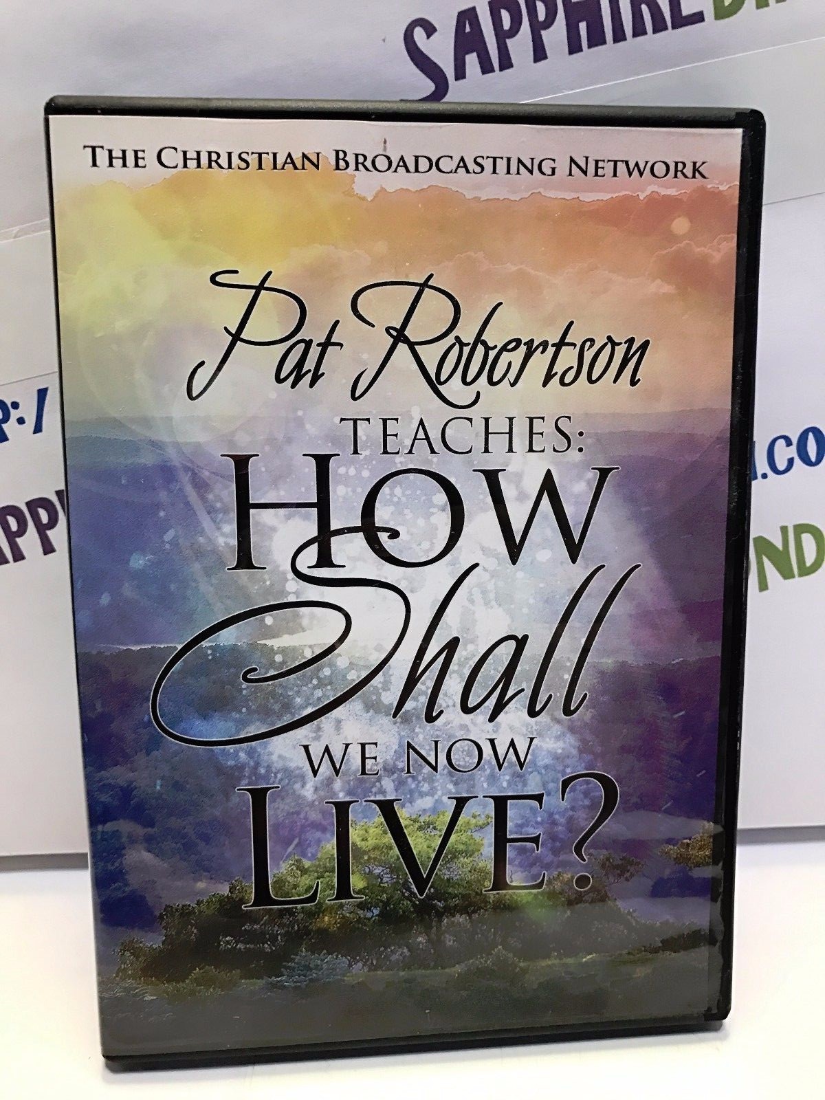 HOW SHALL WE NOW LIVE? THE CHRISTIAN BROADCASTING NETWORK PAT ROBERTSON CD USED!