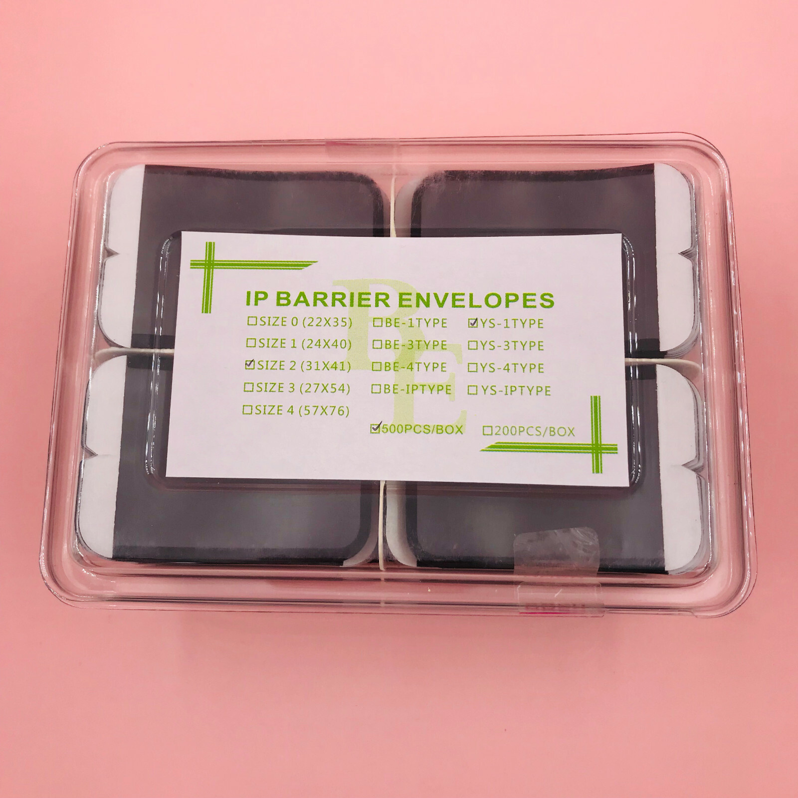 2000pc Digital X ray Barrier Envelope Sleeves for Phosphor Plate Scan Size 2&0