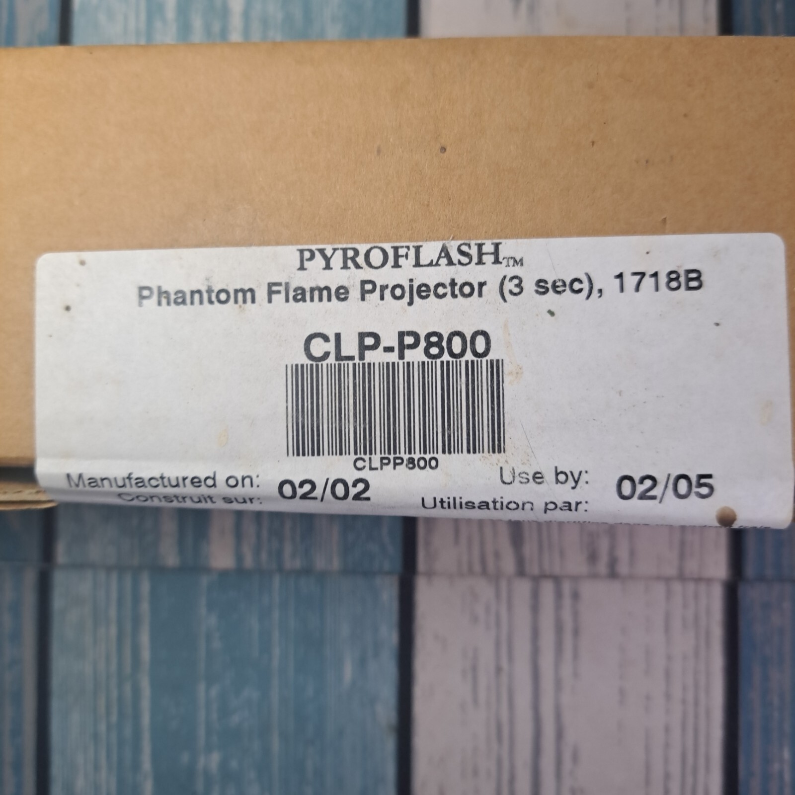LE MAITRE Phantom Flame Projector FLASH REPLACEMENT Cartridge CLP-P800 NOS