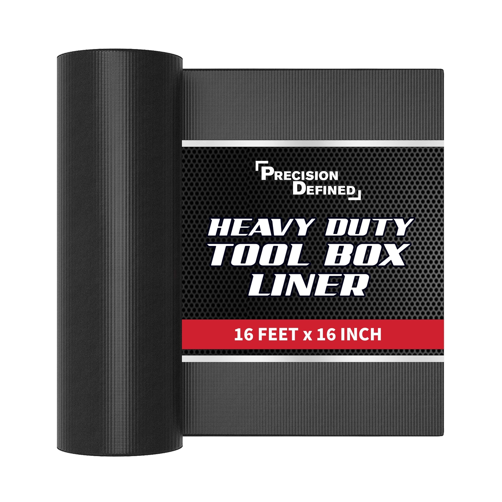 Professional Grade Tool Box Liner, 16" x 16 ft, Black | Tool Box Drawer Liner...