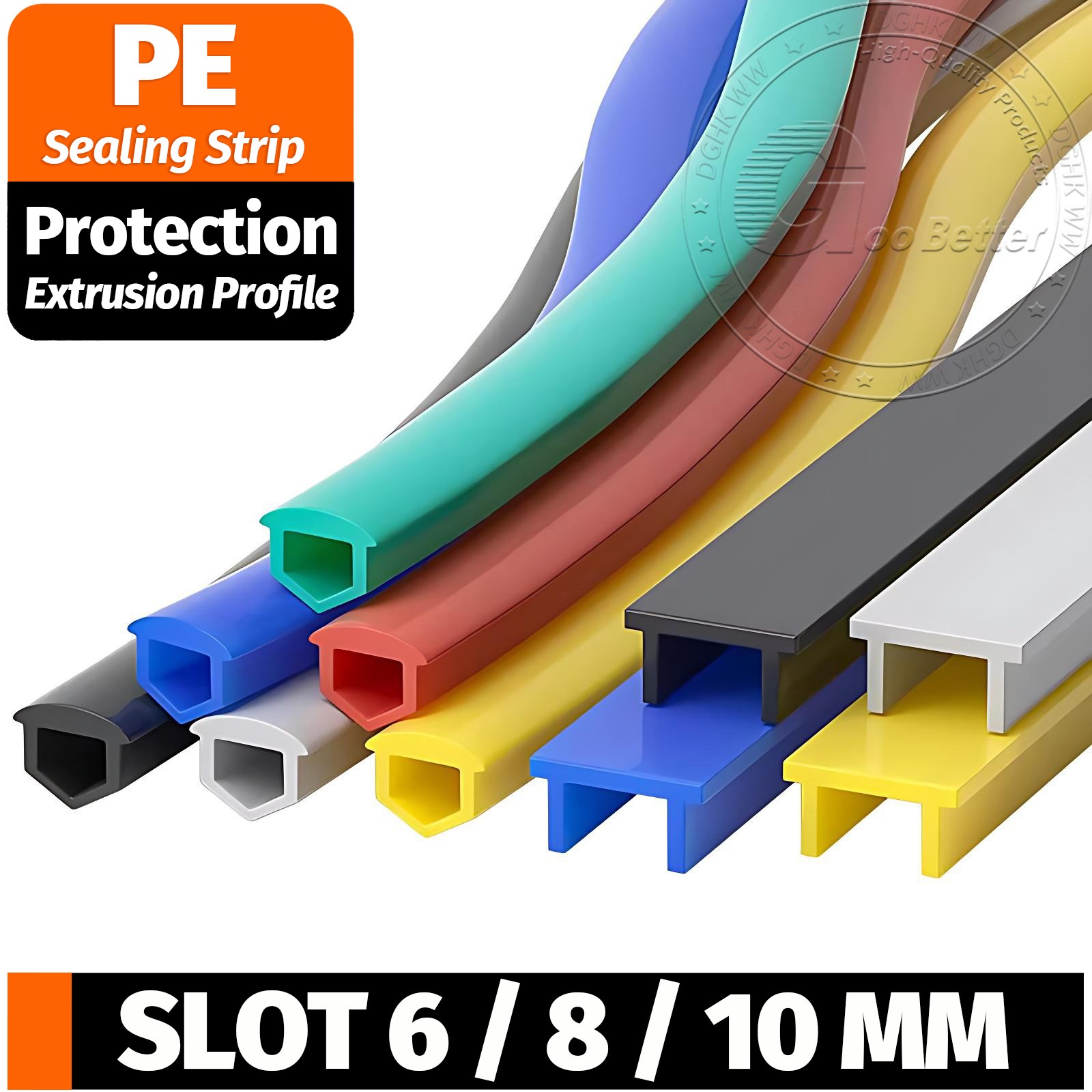 Dust Protection Cover Sleeve 6/8/10 mm V-Slot T-Slot Aluminum Extrusion Profile