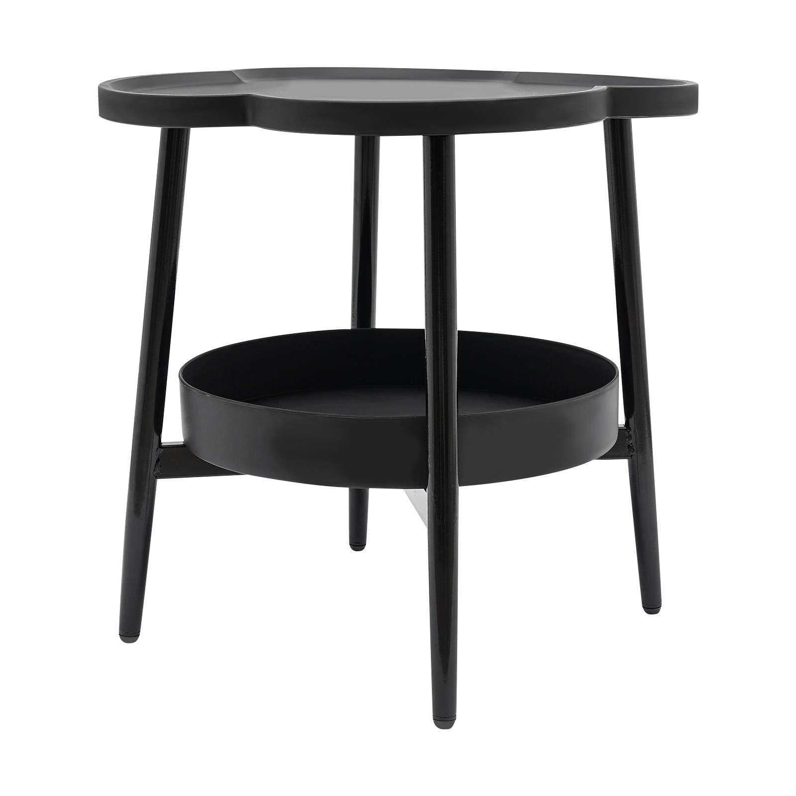 End Table 110LBS Heavy Duty Anti Slip Coffee&Tea Table, Sofa Side Snack Table