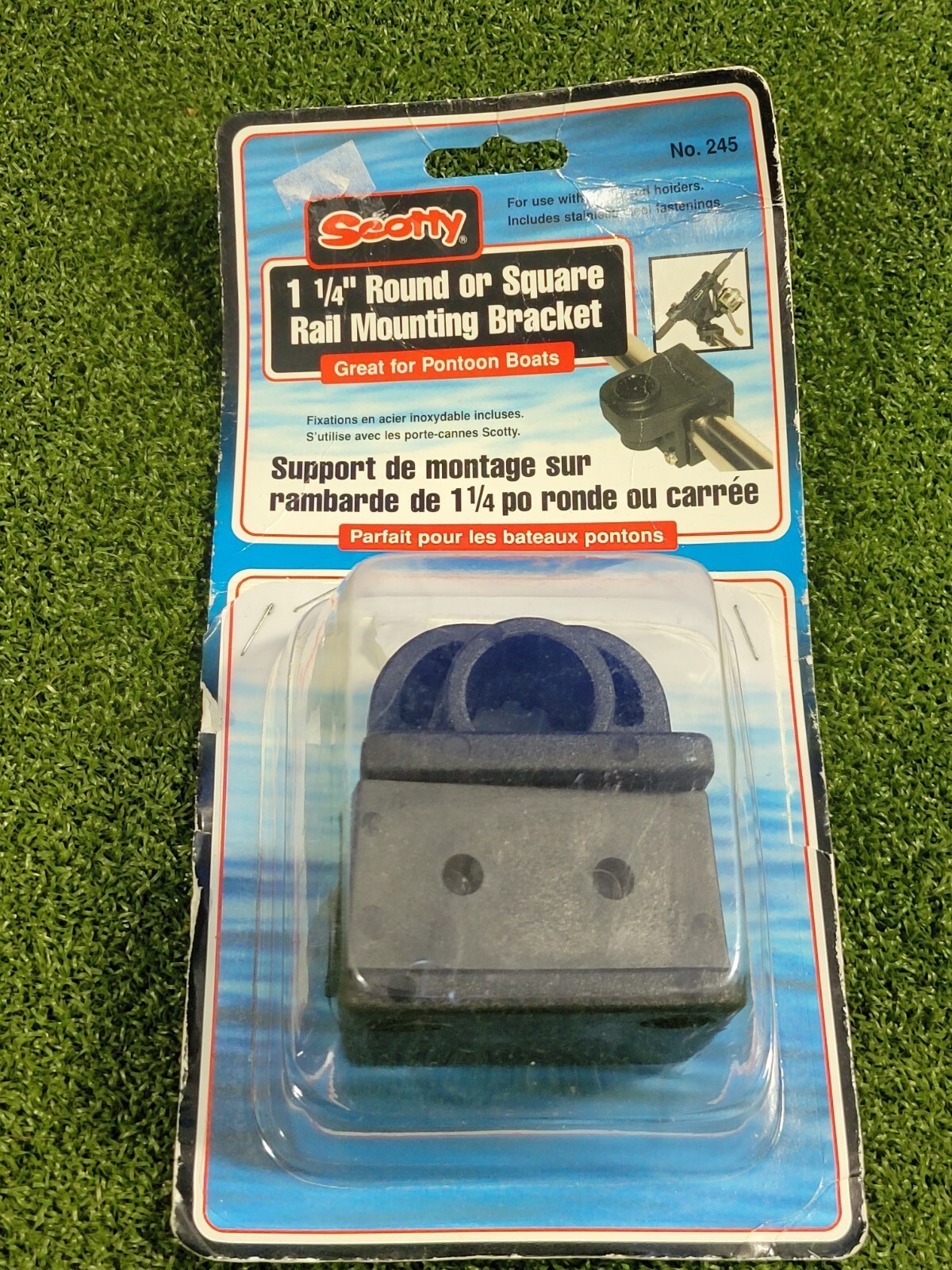 Scotty 245 1 1/4" Round or Square Rail Mount Bracket New