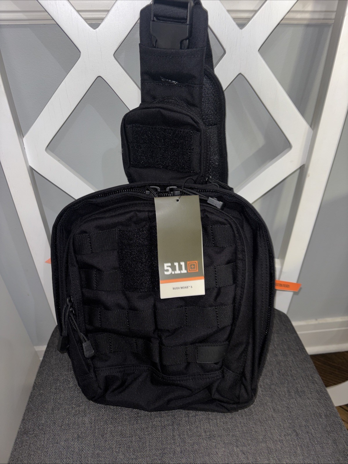 5.11 TACTICAL RUSH MOAB 6 SLING PACK MESSENGER BAG - BLACK