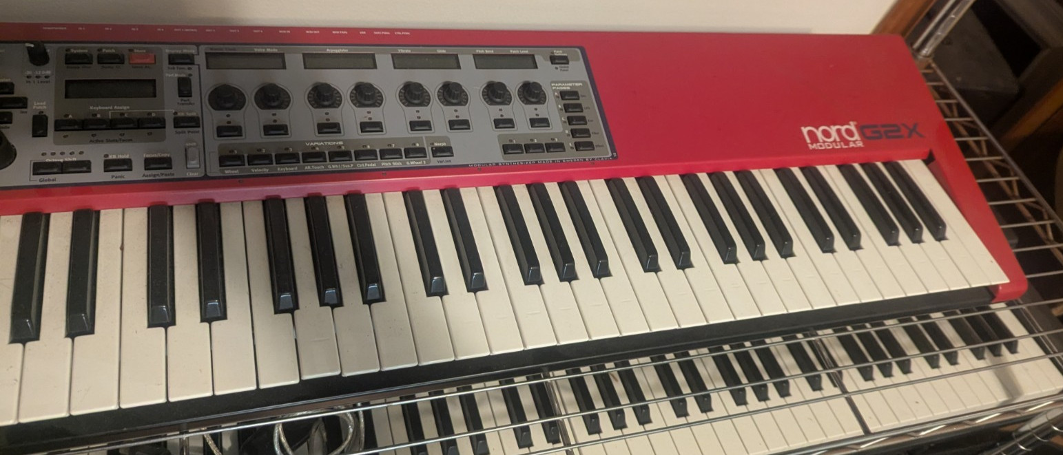 Clavia FLAGSHIP Nord G2x Virtual Analog Synthesizer 61 KEY MODULAR PC/MAC SWEDEN