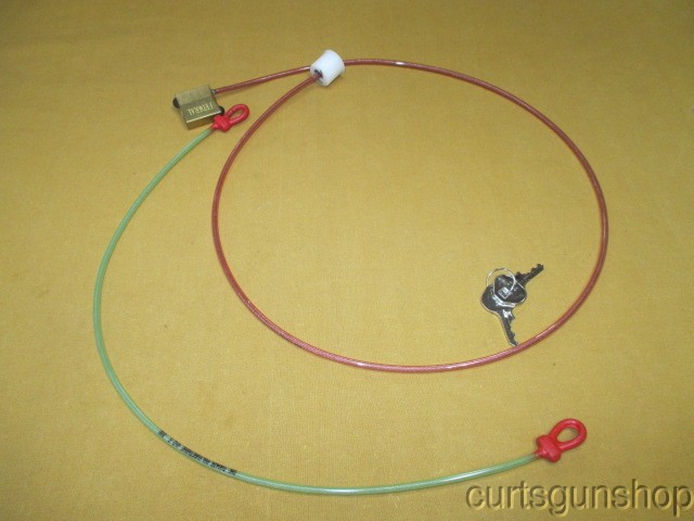 Gun Leash Secondary Rifle and Shotgun Locking Cable