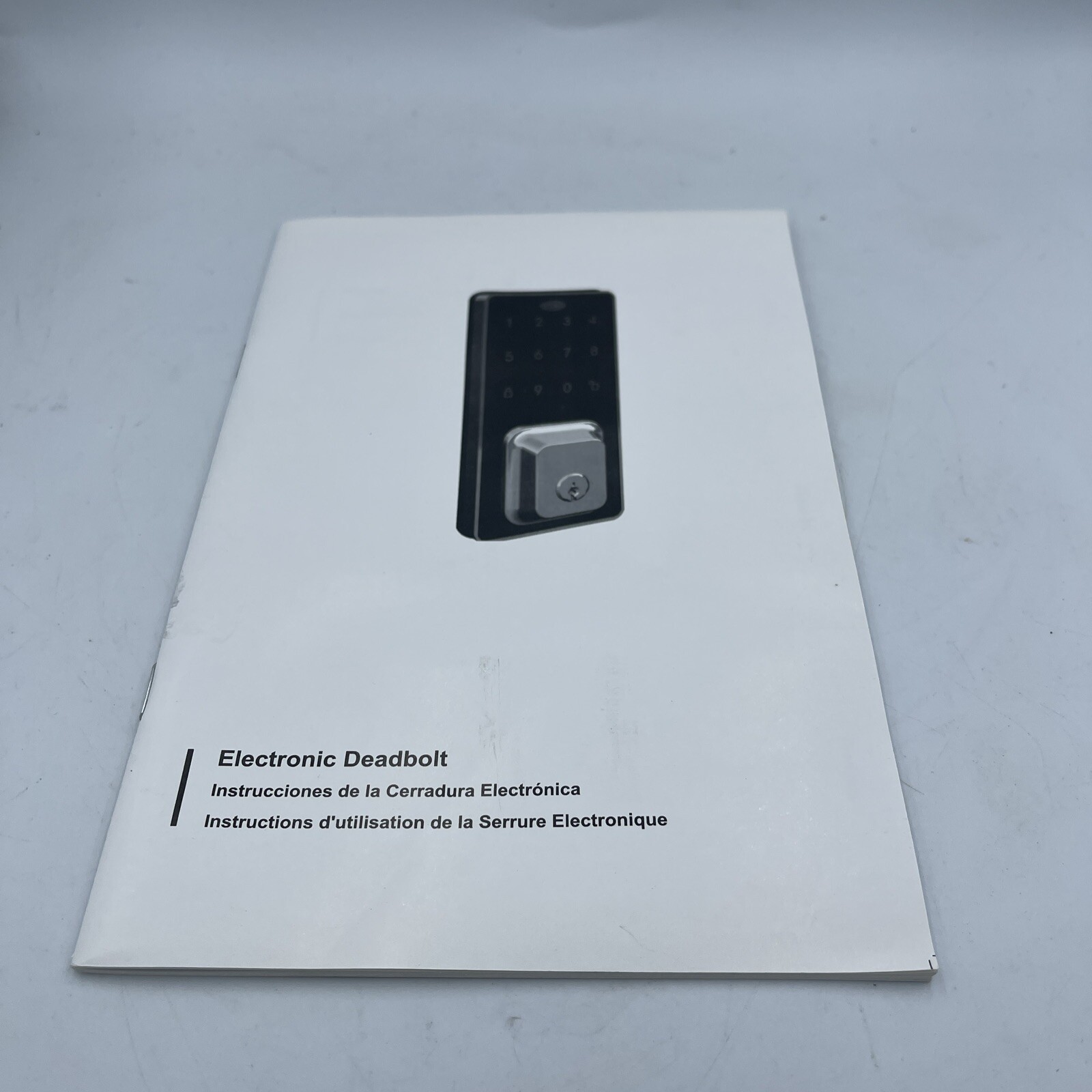 Smart Electronics Door Lock. User Code Touch Screen Keypad Deadbolt Entrance