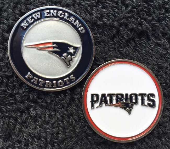 New Licensed NFL New England Patriots Golf Ball Marker