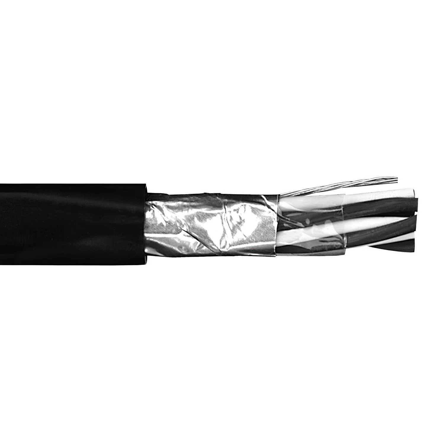 250' 16 AWG 6 Pair PLTC SPOS Instrumentation Cable PVC Jacket Black 300V