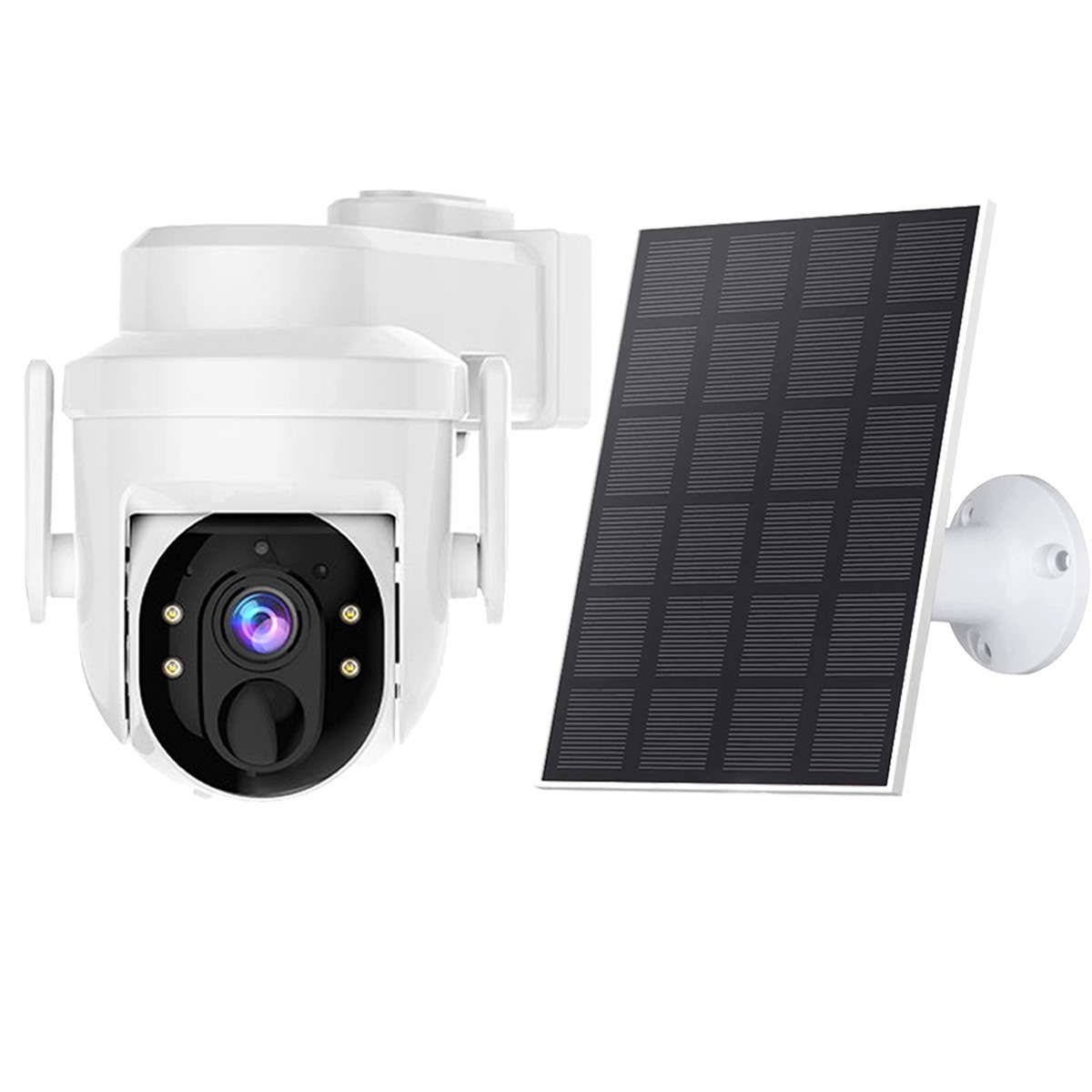 Solar Battery Camera Wireless WiFi Home Security Camera 360° Pan/Tilt IP CCTV