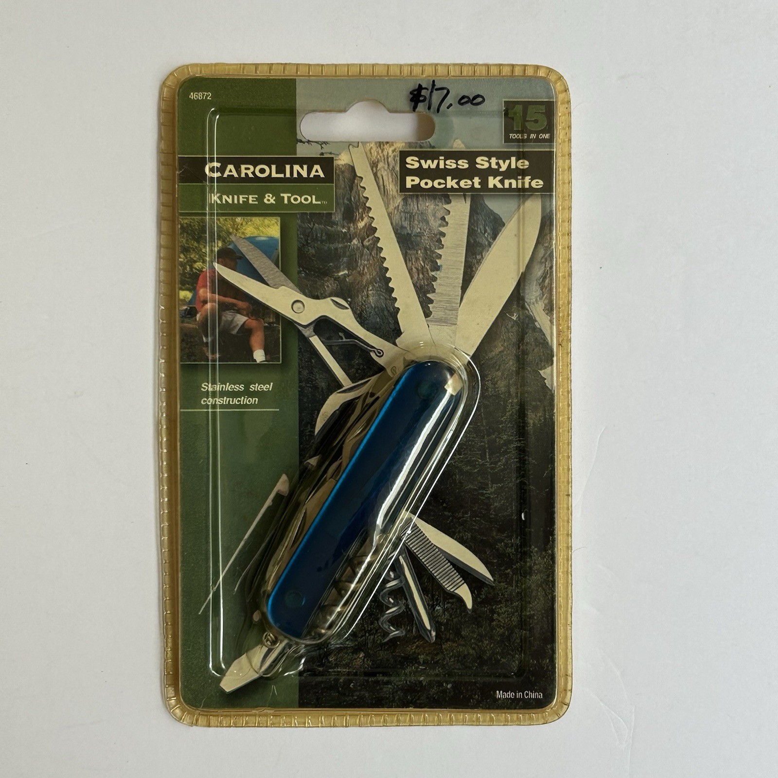 Carolina Knife & Tool Swiss Style Pocket Knife 15-in-1 Multi Tool New Sealed