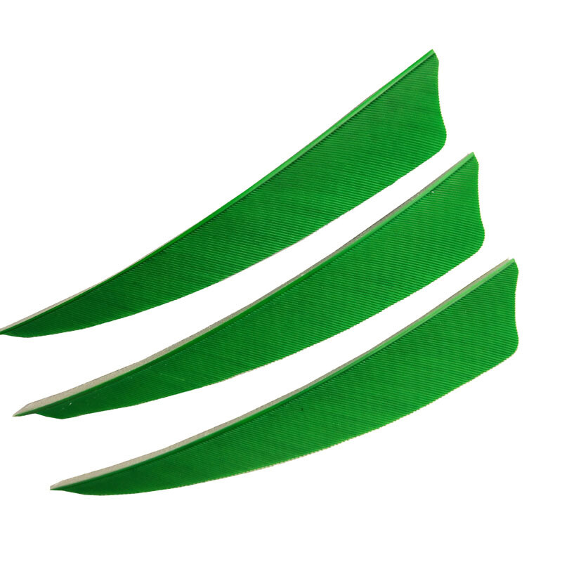60pcs 4 inch Archery Arrow Feathers Right Wing Shield Cut + Double Sided Tape
