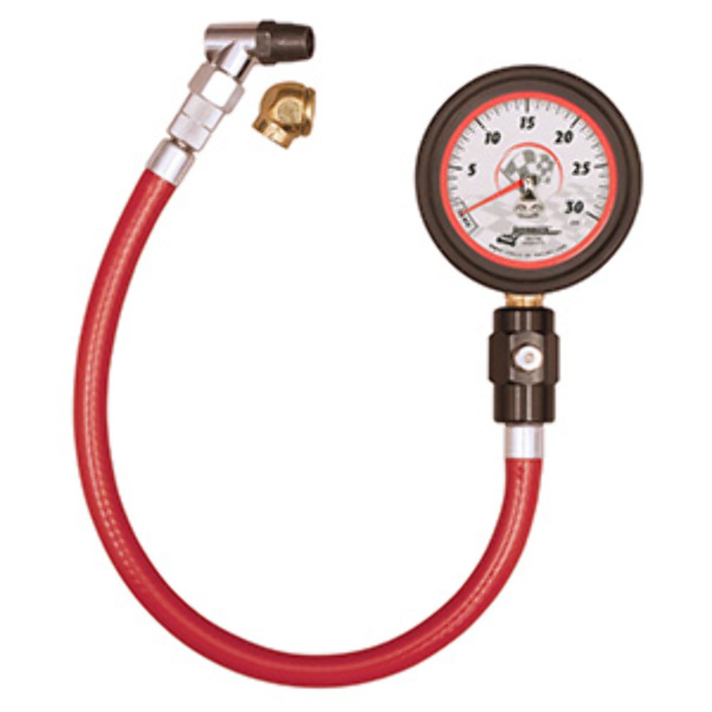 Longacre 52023 Deluxe 2 ½" GID Tire Gauge 0-30 by  ¼ lb