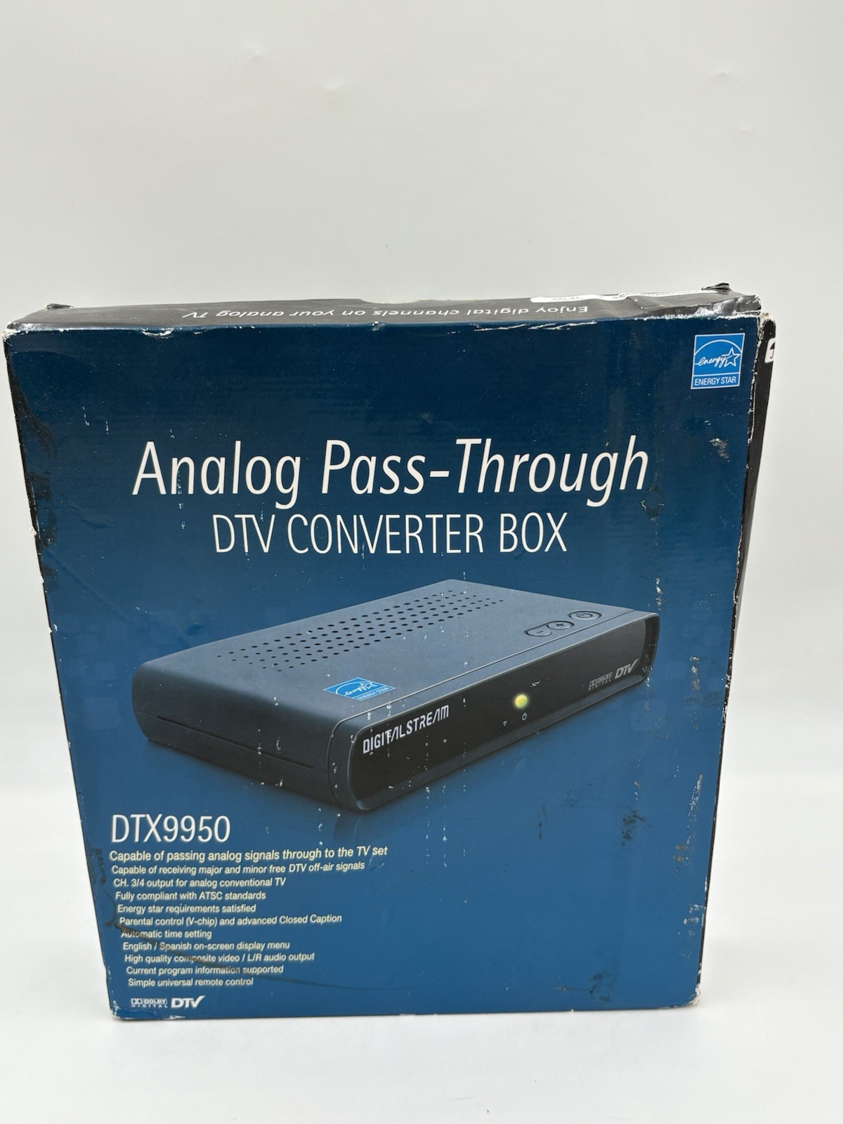 DTX9950 Digital Stream Analog Pass-Through DTV Converter Box New Sealed *READ*