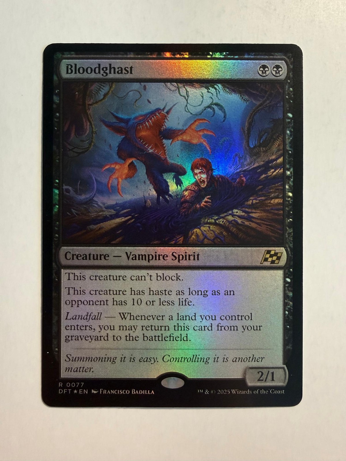 Bloodghast 77 MTG Aetherdrift Foil