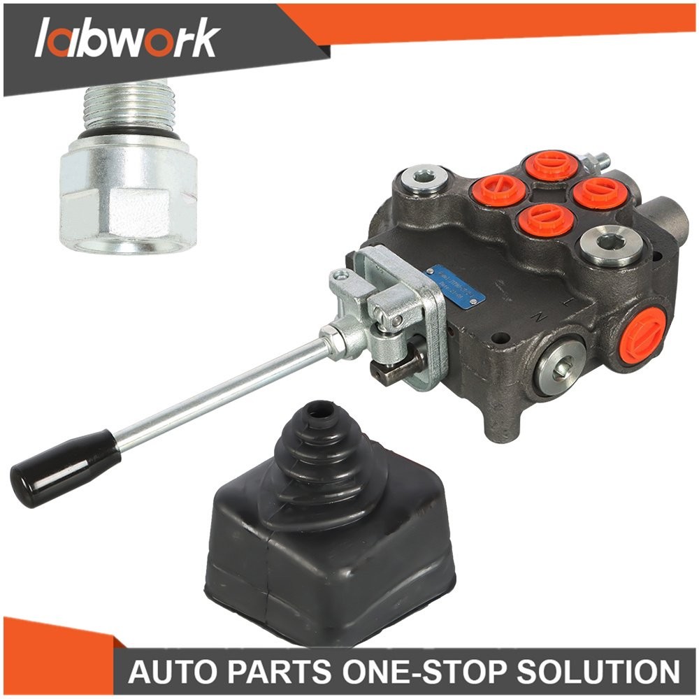 Labwork Hydraulic Control Valve 2 Spool 21 GPM With Joystick /conversion plug