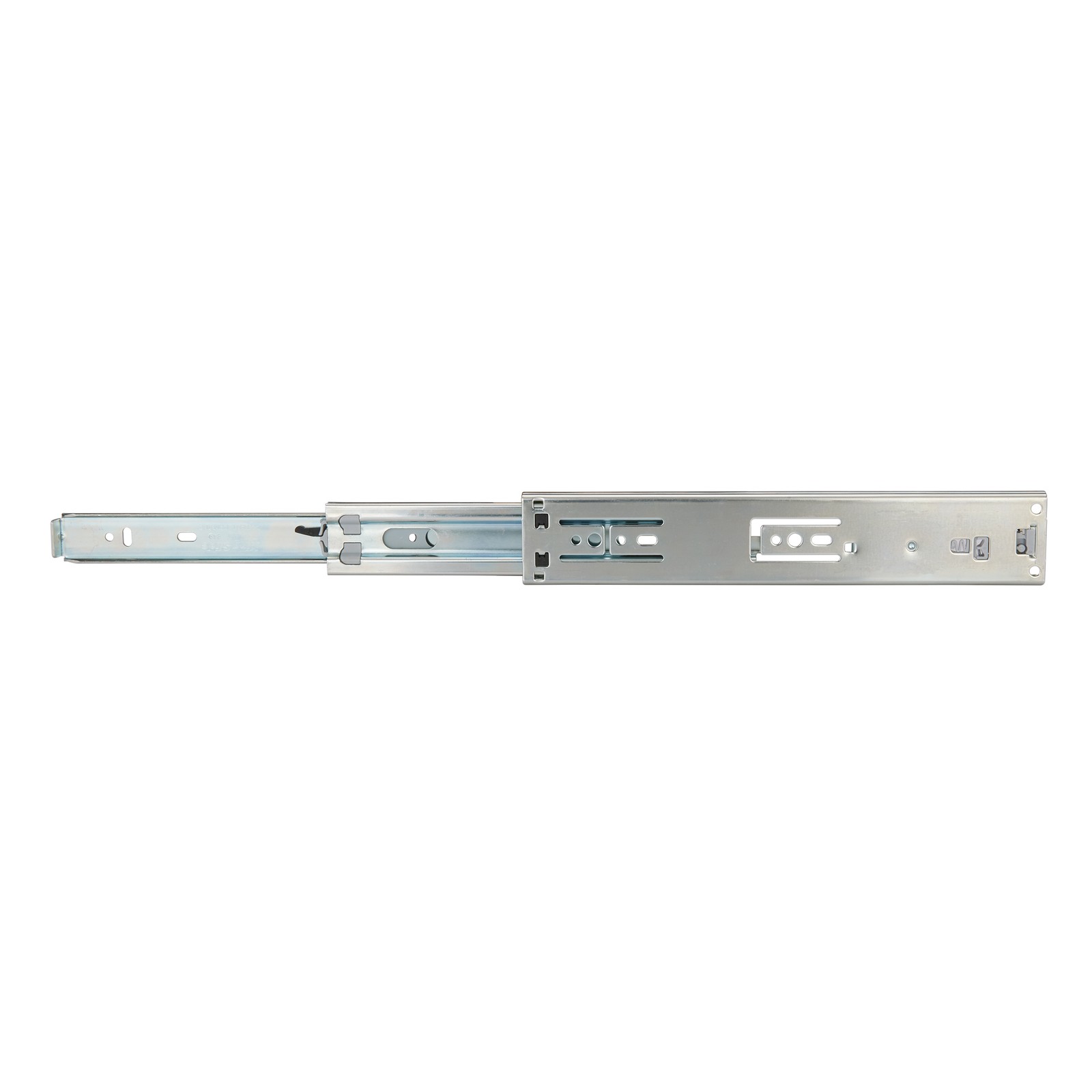 HIGHPOINT Push-to-Open Full Extension Side Mount Drawer Slide - 24” Pair