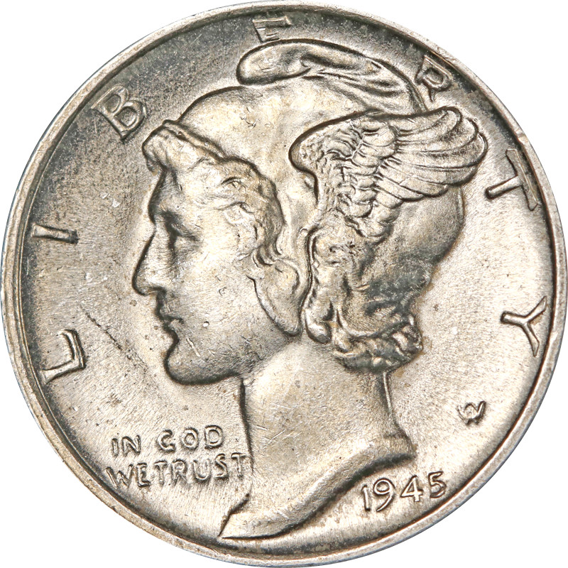 1945-S Mercury Dime