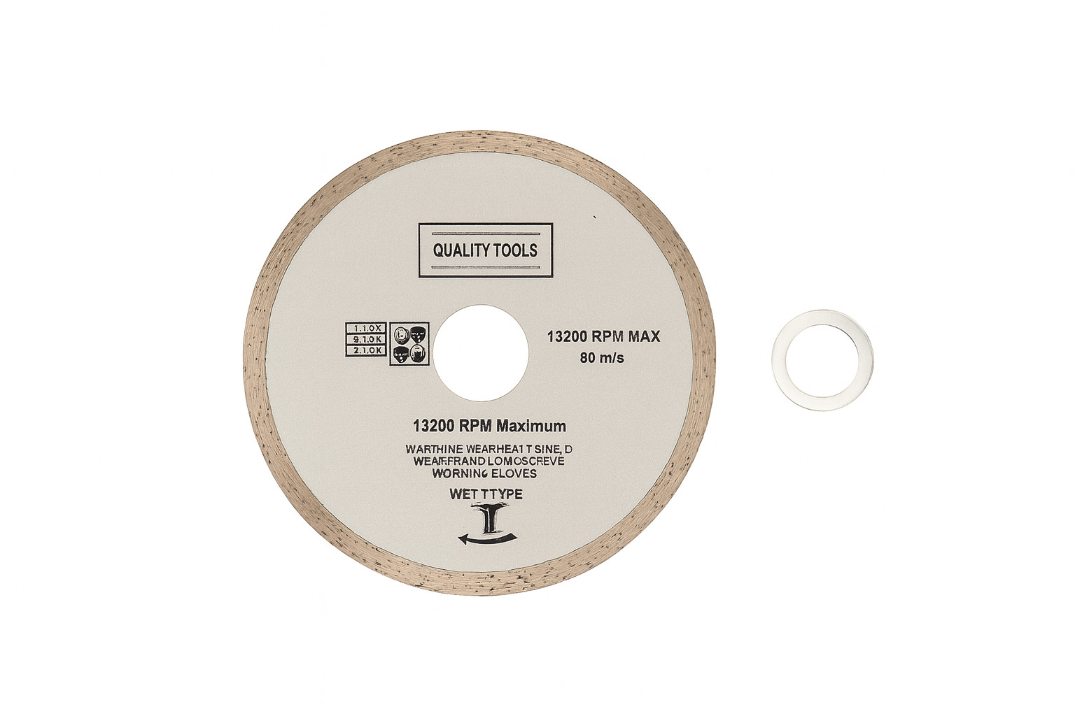4.5" Wet Diamond Blade – Tile Stone Cutter 5/8" - 7/8" Arbor 13,200RPM Max