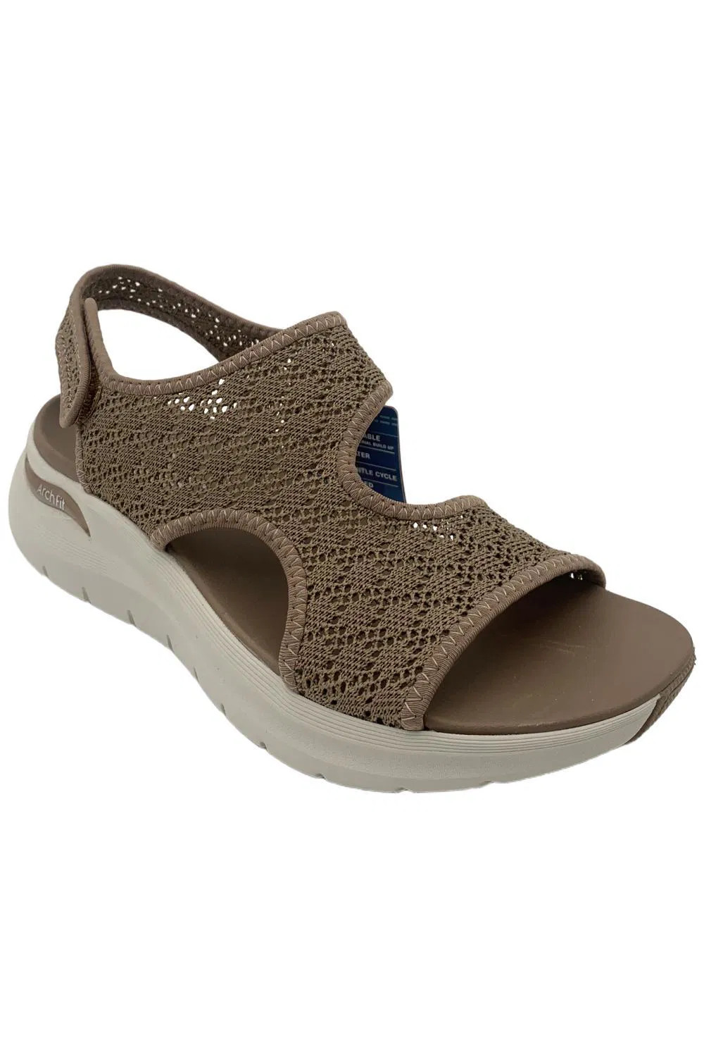 Skechers Women's Forever Fancy Adjustable Slingback Sandals Mocha