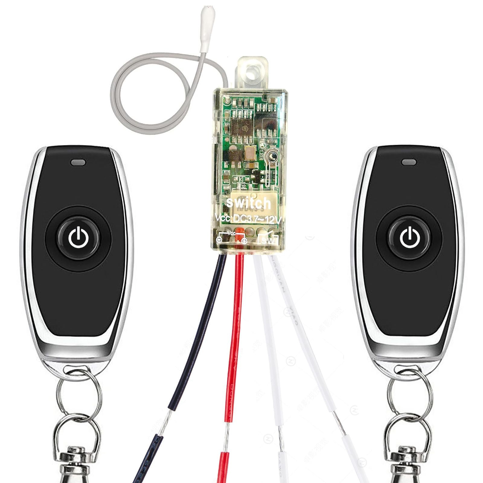 Mini Remote RF Switch 12V ON OFF Dry Contact 2A Relay Wireless Long Range
