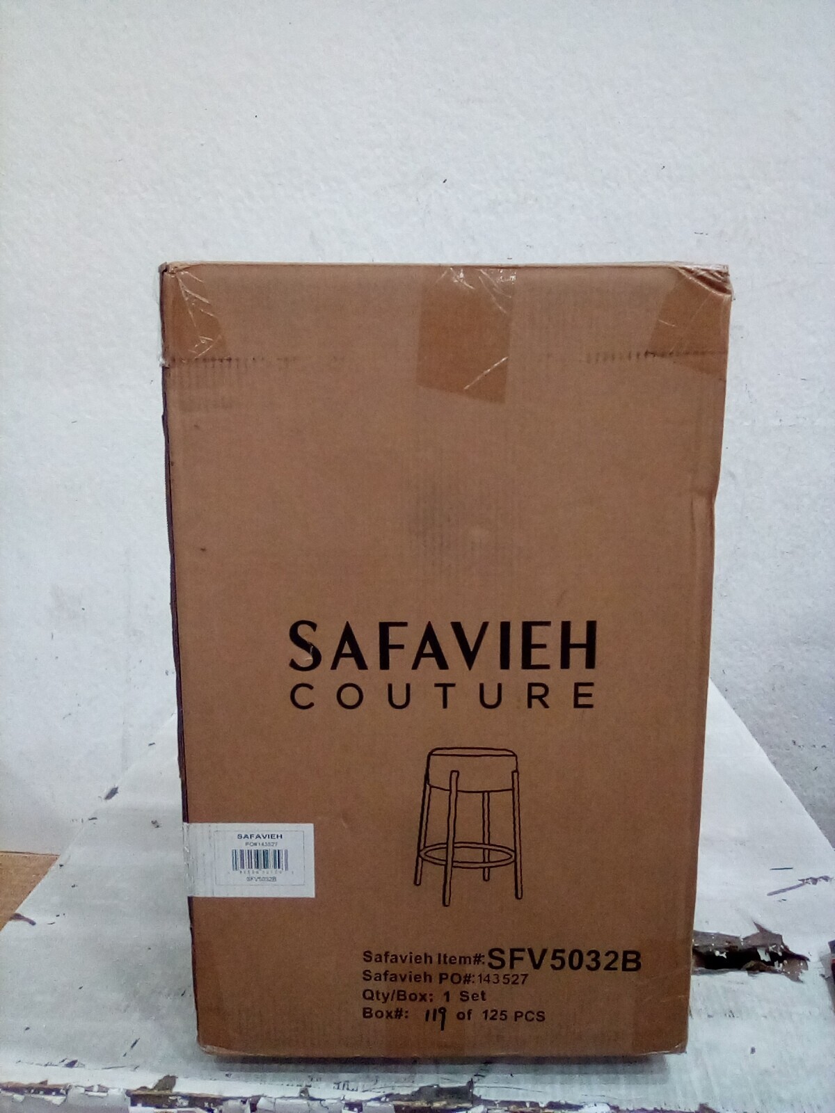 Safavieh PAISLEIGH METAL COUNTER STOOL, Reduced Price 2172727977 SFV5032B