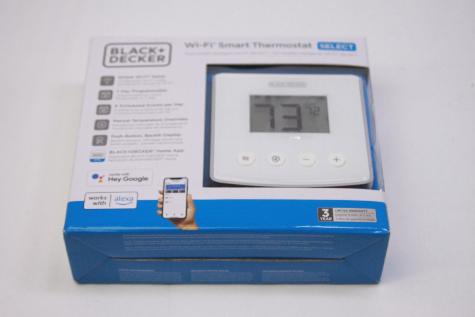 Black & Decker Wi-Fi Smart Thermostat Select ~7 Day Programmable~ #CT7935A