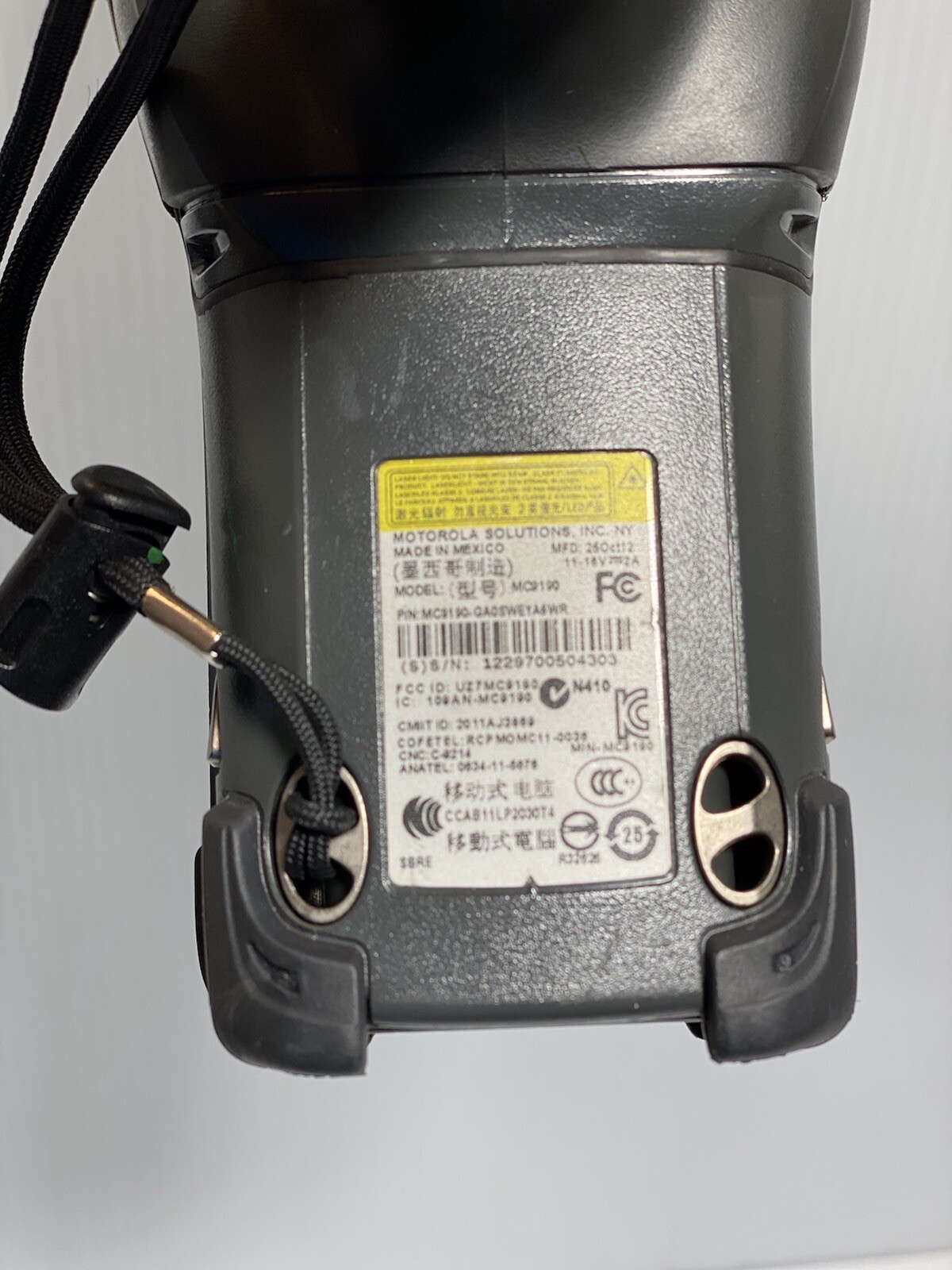 Motorola Symbol MC9190 Wireless Barcode Scanner with Battery