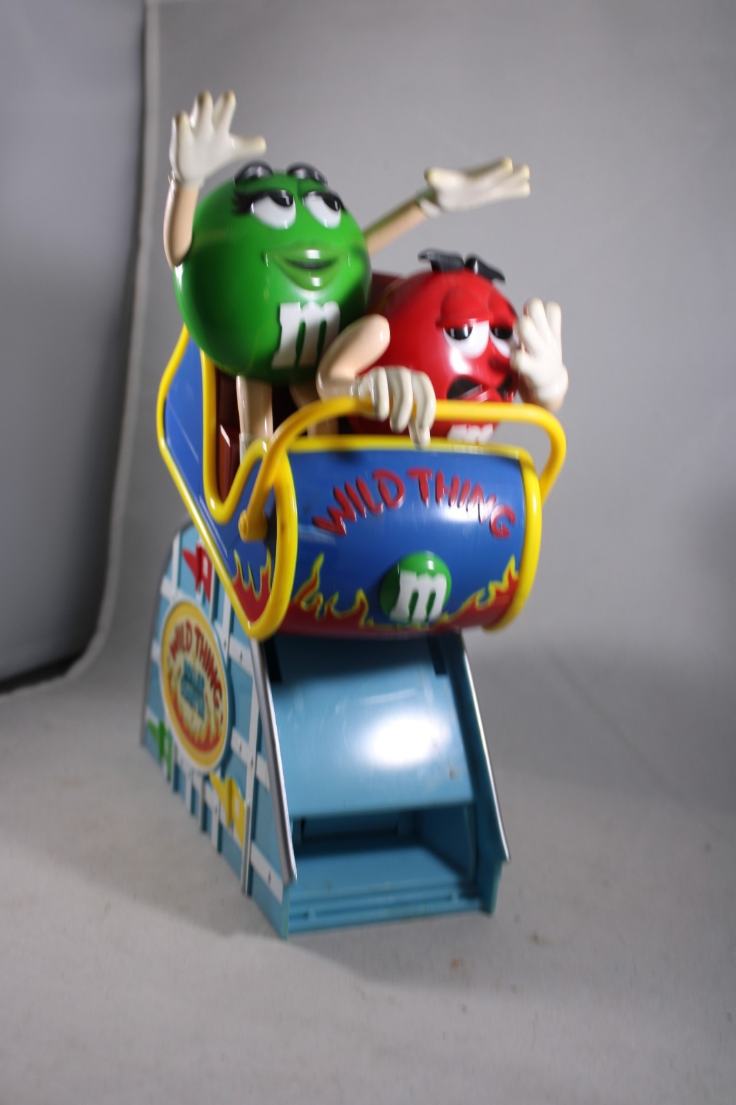 M&M's Wild Thing Roller Coaster Candy Dispenser, Multicolor Candy & Nuts Theme