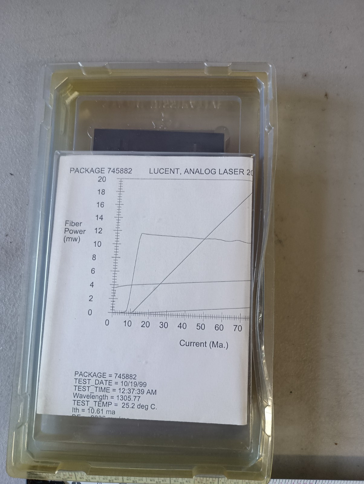 LUCENT 745882 40nw 1300nm New! patch