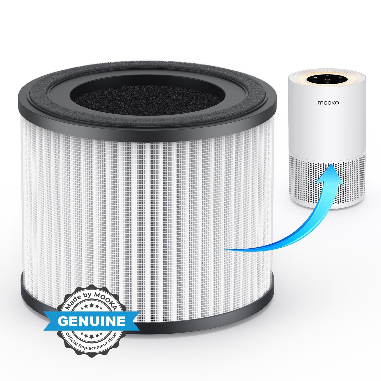 1 Pack TENKER Air Purifier Replacement Filter for TENKER AP-6980 Air Purifier
