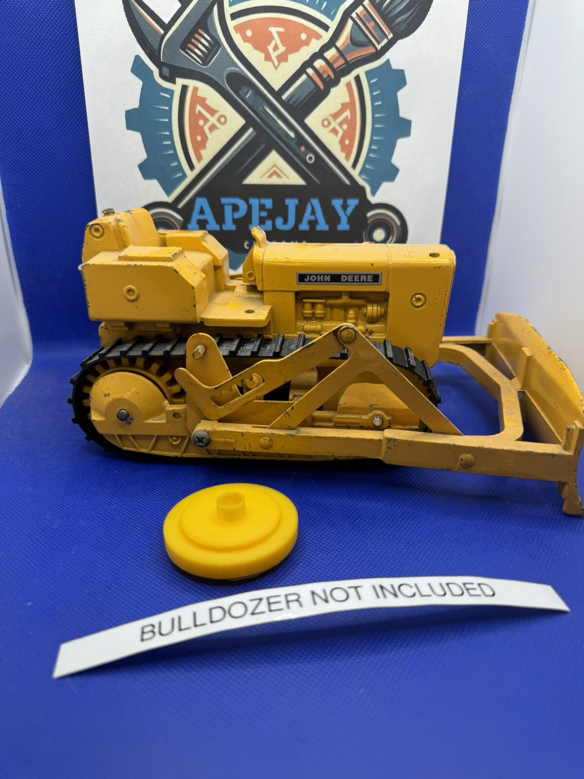 1 new front wheel for ERTL ESKA John Deere 450 Bull Dozer / crawler,  1/16