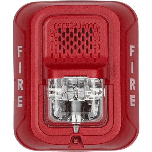 System Sensor P2RL 2 Wire Horn Strobe Sensor - Red