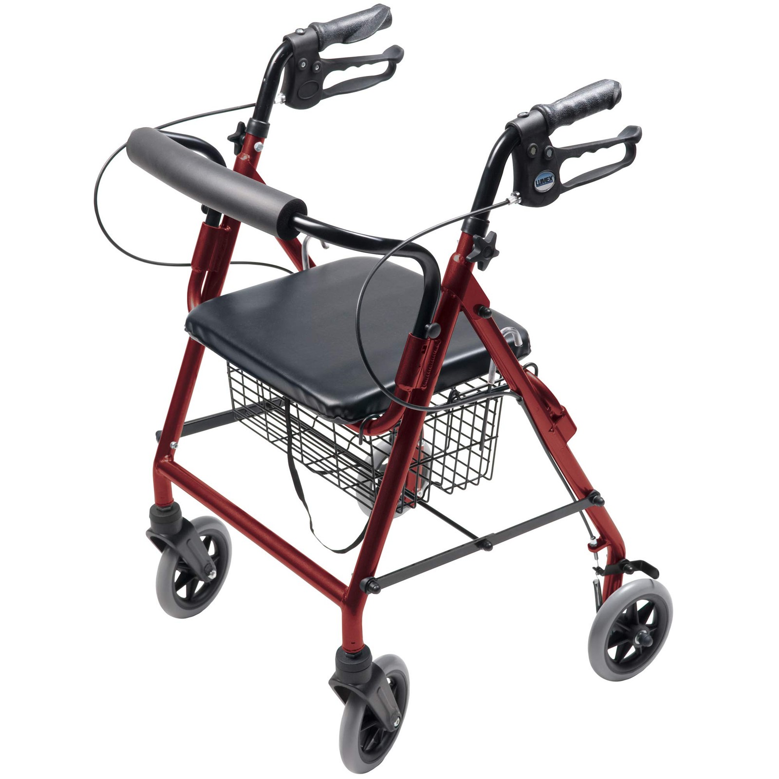 Graham-Field Lumex Walkabout Lite Hemi Rollator Short Lightweight Walker 20