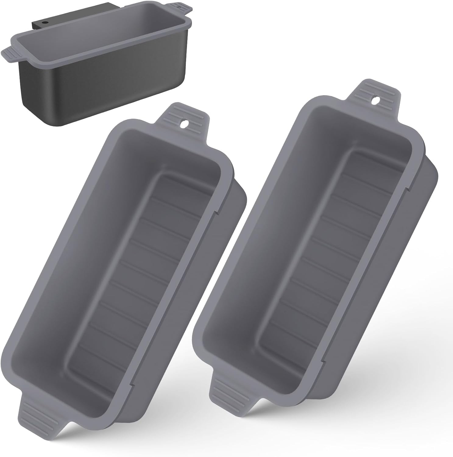 2 PCS Silicone Grease Cup Liners for Blackstone 36 28 22 17 Inch Griddle,Reusabl