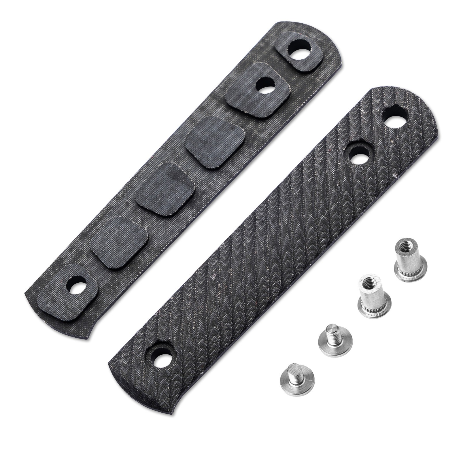 Boker BFF Packlite Handle Scales Linen Micarta Black & White Rope Cachas 190684