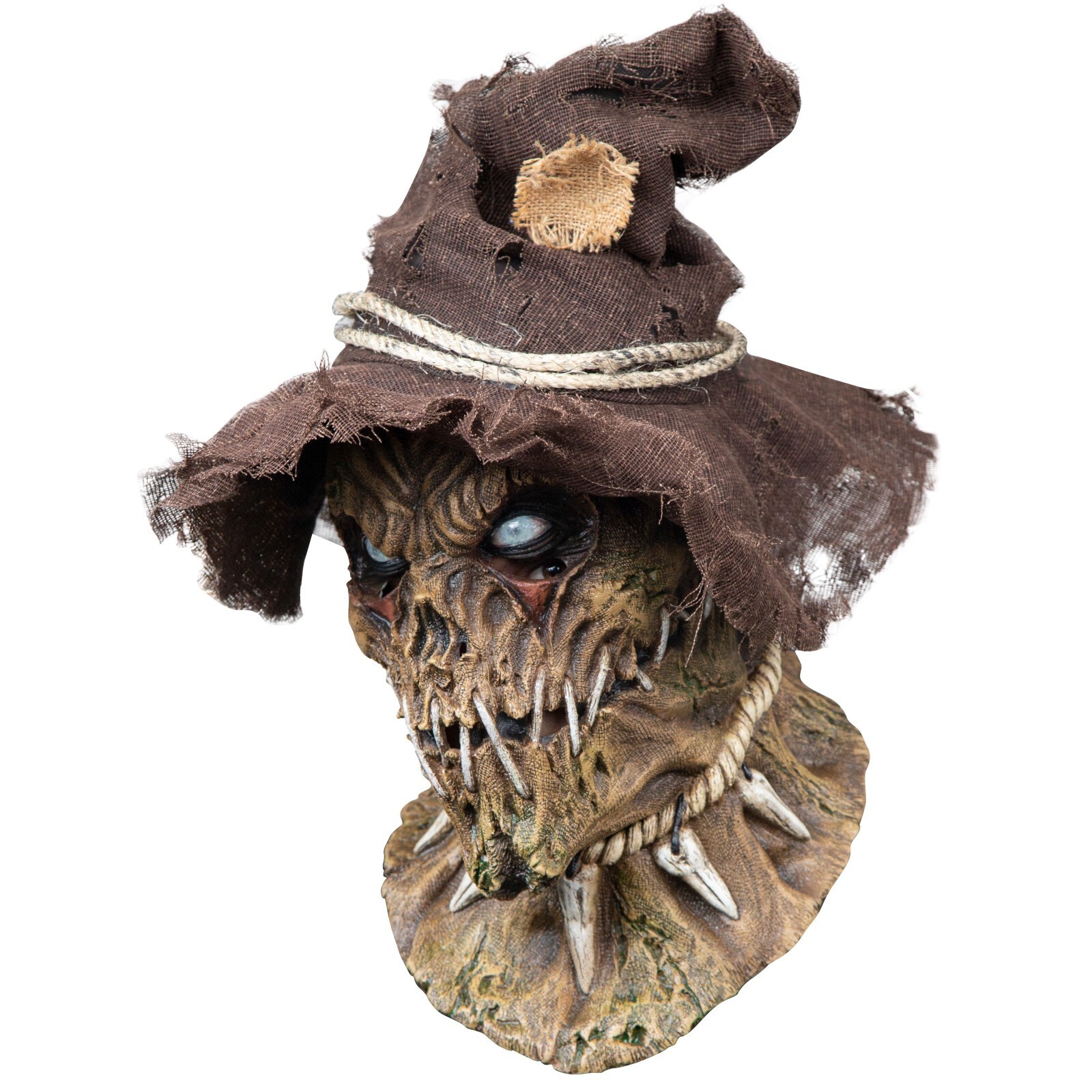 Ghoulish Productions Possessed Scarecrow Adult Long Neck Mask Creepy Halloween