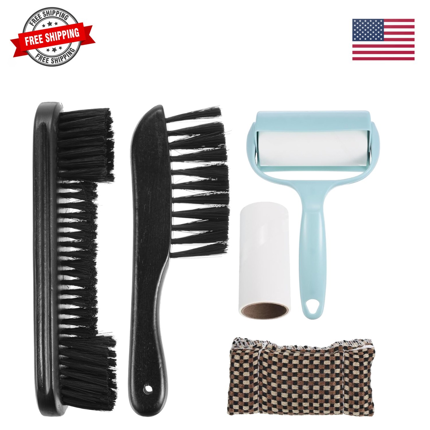 Pool Table Cleaning Brush Set, Billiards Table Brush Rail Brush Cue Cleaning ...